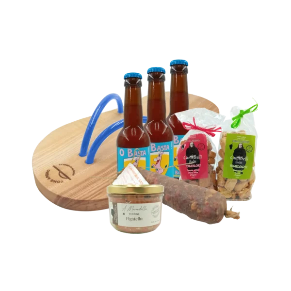 Box "U SPUNTINU Corse" Bière & Tong 45cm
